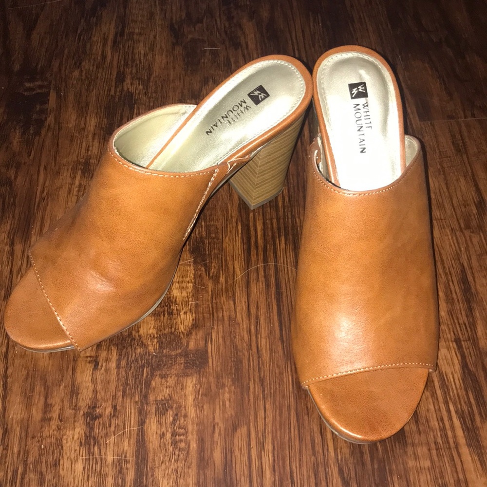 White Mountain Tan wedges